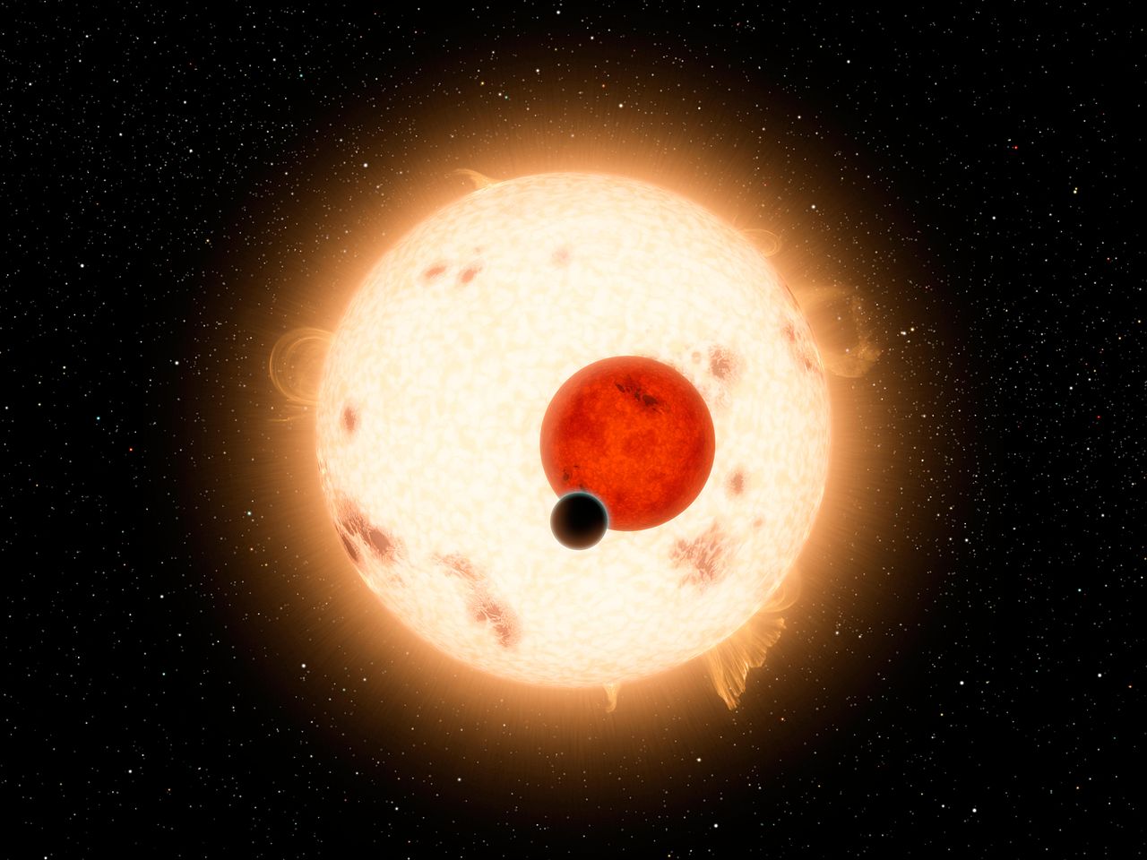 Tatooine-like planet orbits two stars