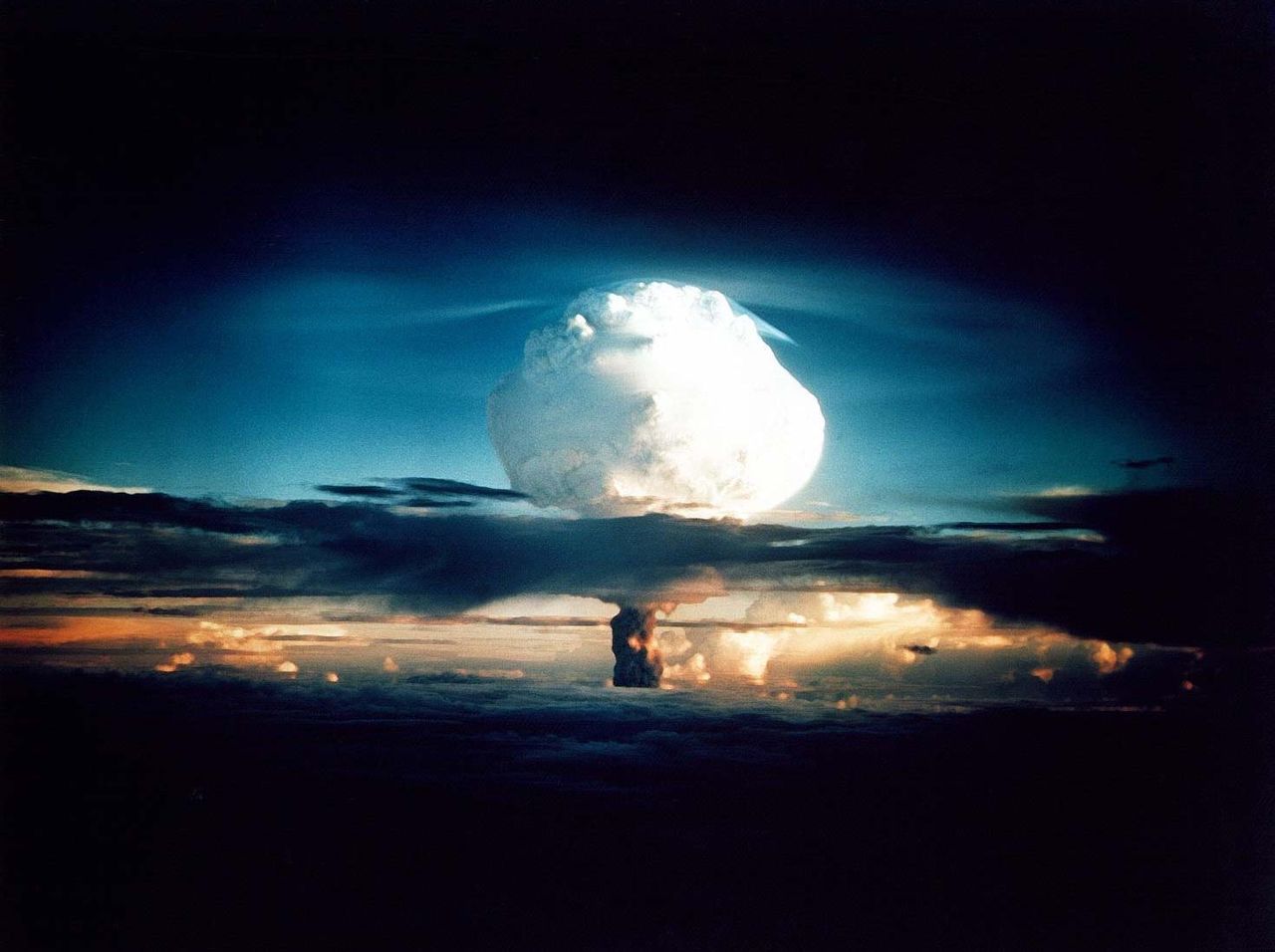 Nuclear bomb tests can affect the weather