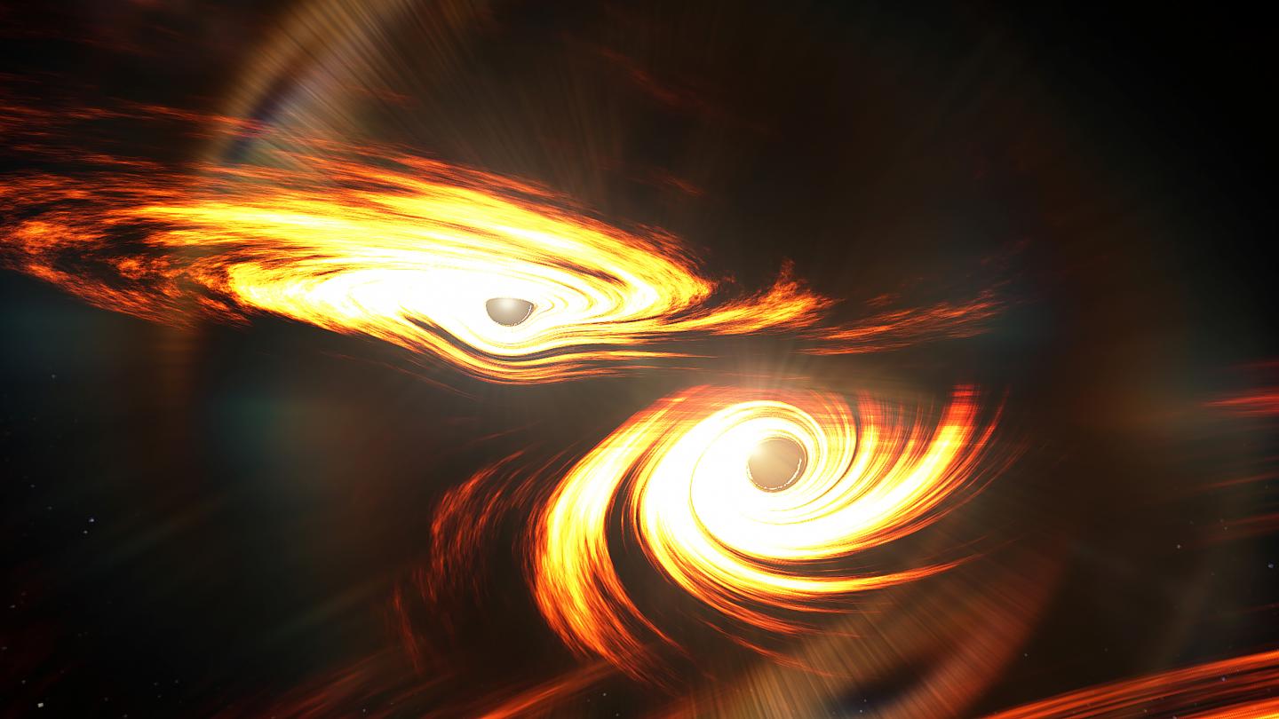 Massive black hole collision rocks out section of the universe
