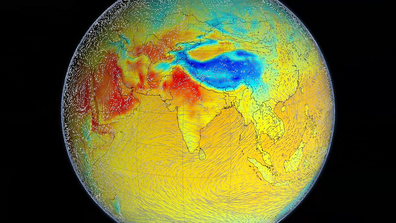 Atlantic Ocean influences Asian monsoons.