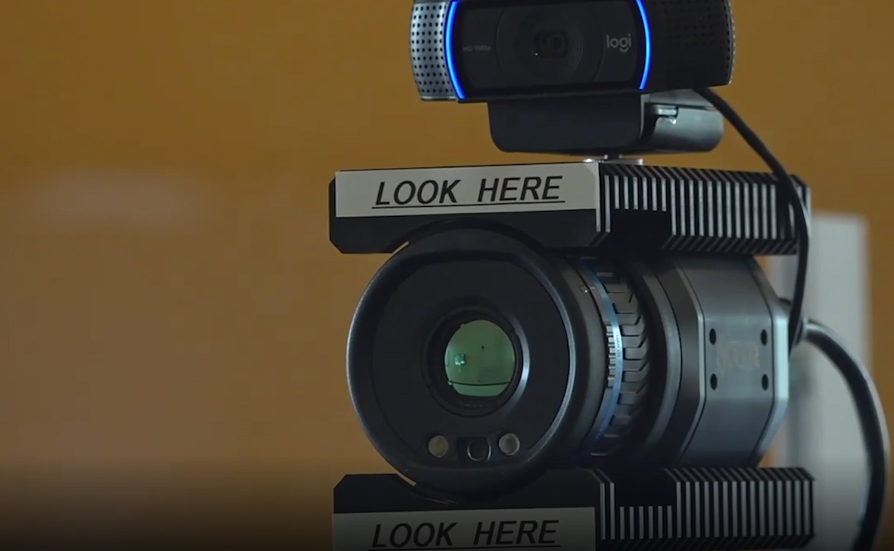 Researchers design camera that can detect 02 levels remotely.