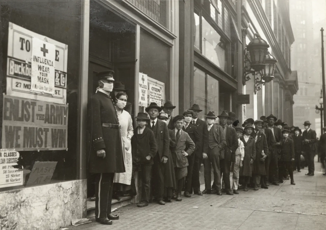 1918 influenza pandemic is a cautionary tale for COVID-19.