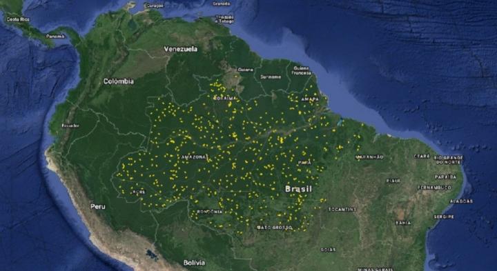 LiDAR creates a new map of the Amazon.