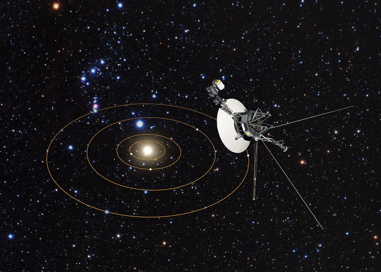 Voyager 1 beams back the drone of interstellar gas.