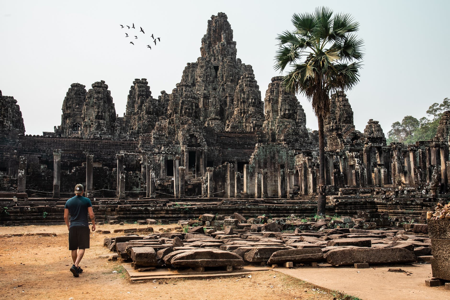 Population of ancient Angkor region neared a million.