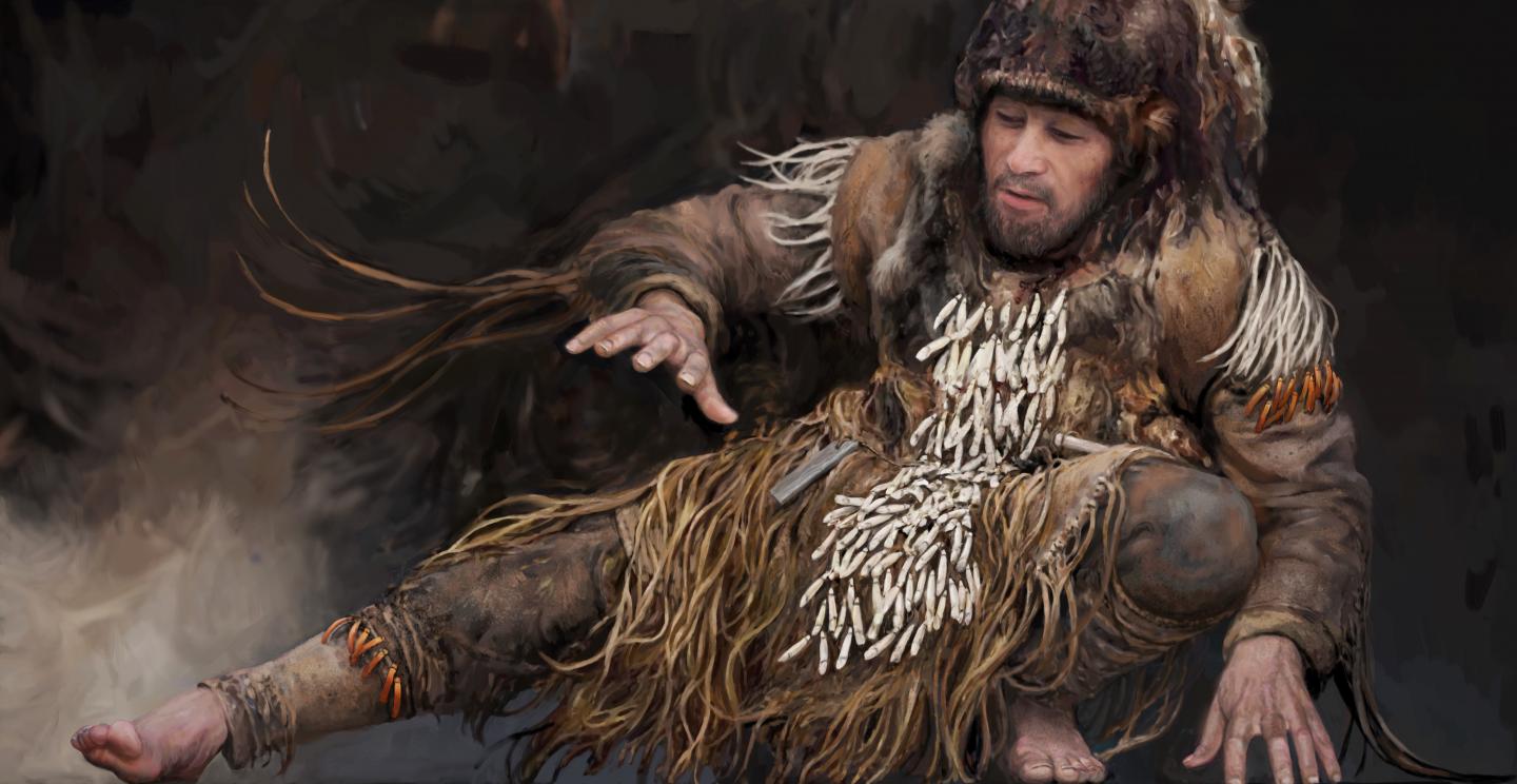 Stone age necklaces produced beats for dancing.