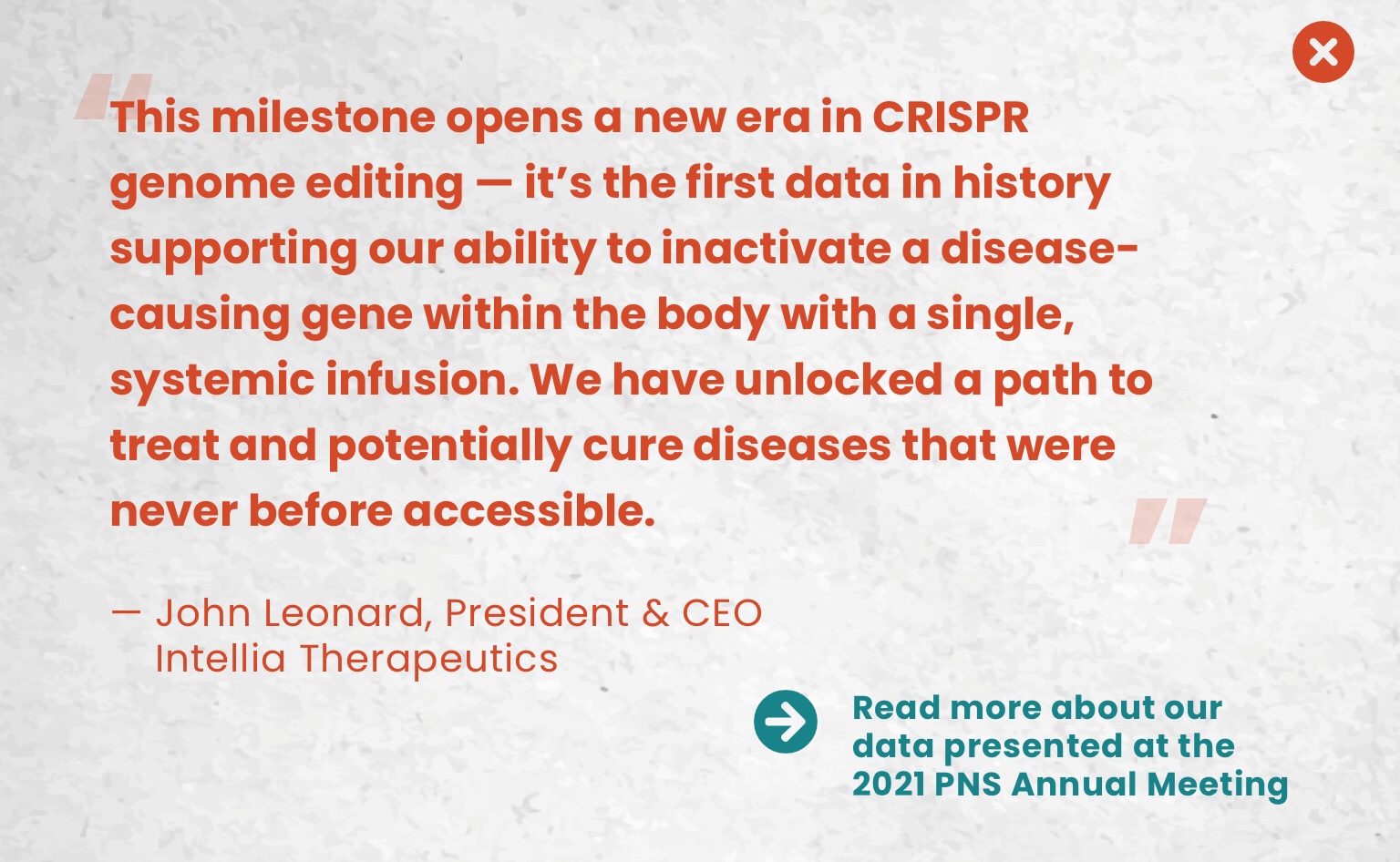 The Daily Dose: The CRISPR Revolution just got revolutionized; mRNA COVID-19 vaccines may offer long-term protection.