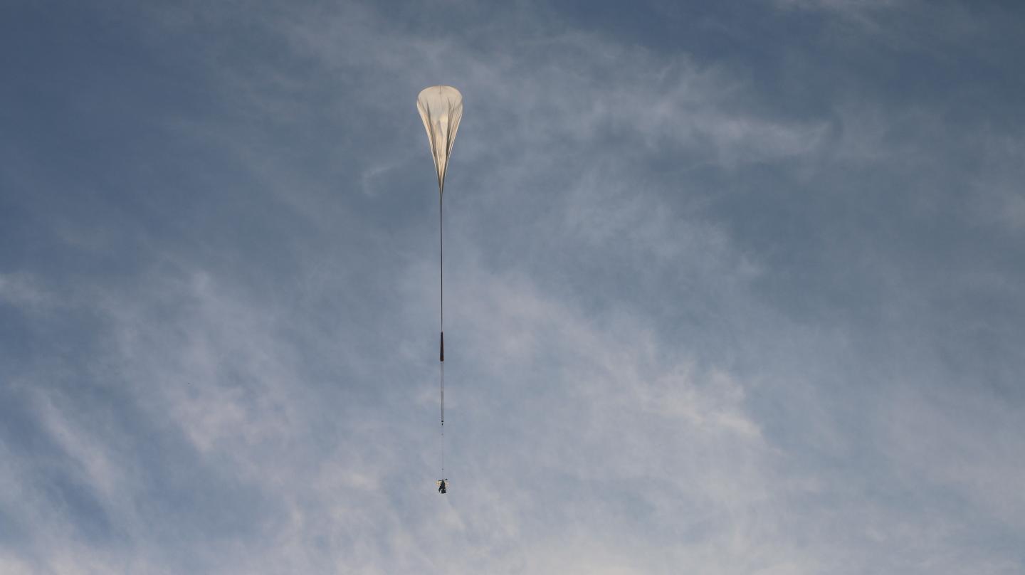Low-cost helium balloon telescope to begin operations next April.