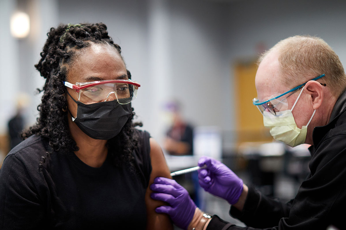 COVID-19 vaccination antibodies effective against Delta variant.