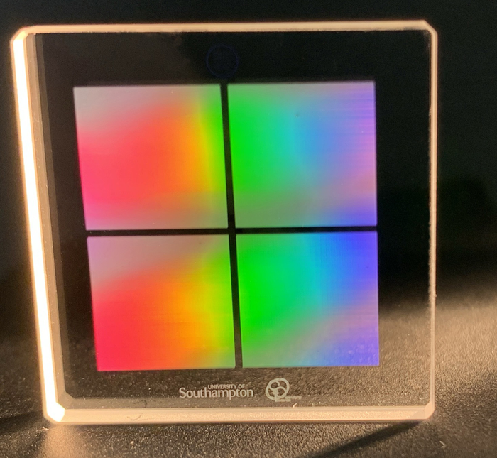 High-speed laser writing method could pack 500 terabytes of data into CD-sized glass disc.