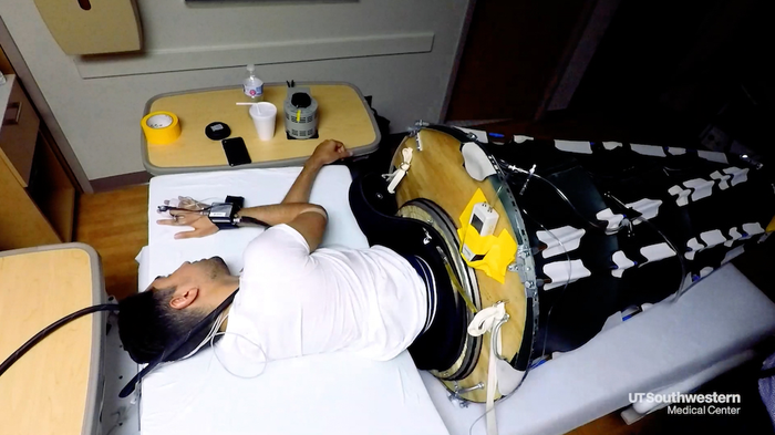 High-tech sleeping bag could solve vision issues in space.