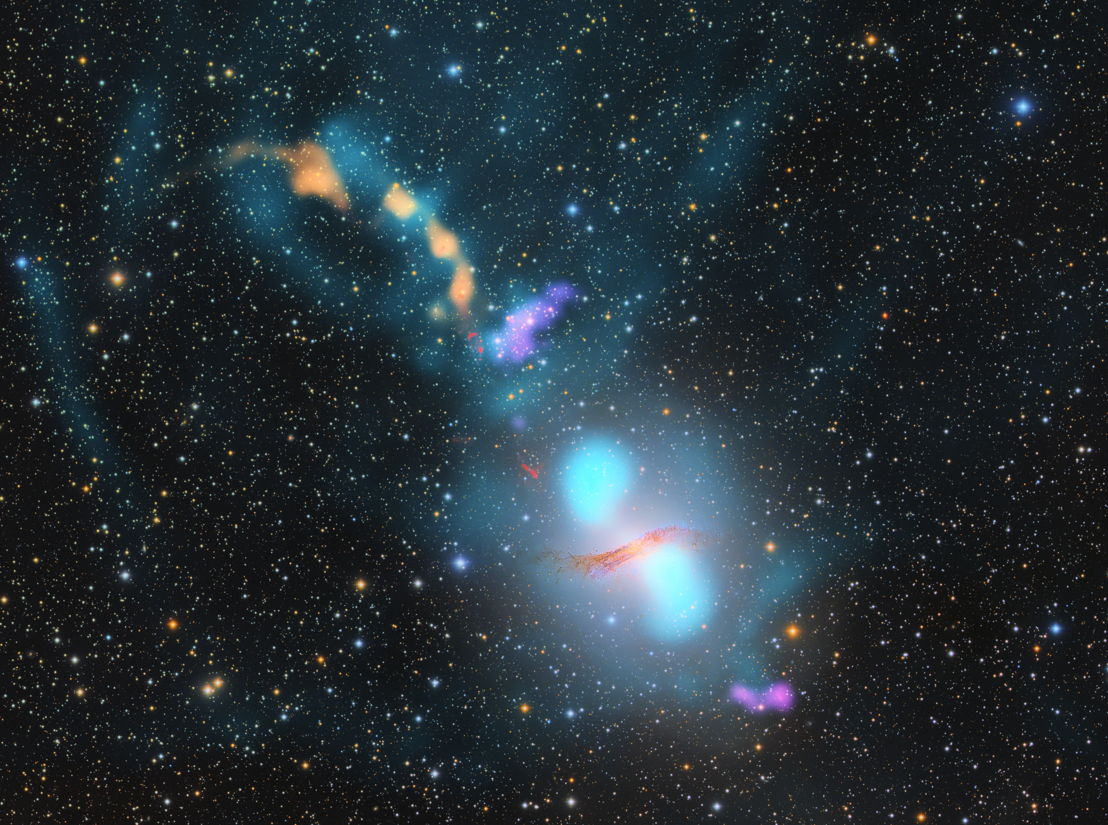 Astronomers capture black hole eruption spanning 16 times the full Moon in the sky.