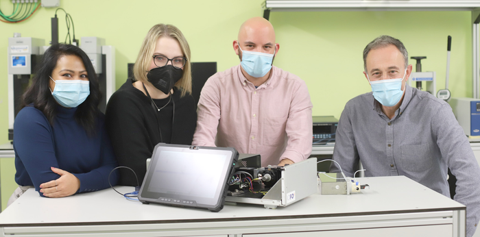 Photonic technology enables fast, sensitive saliva test for COVID-19.