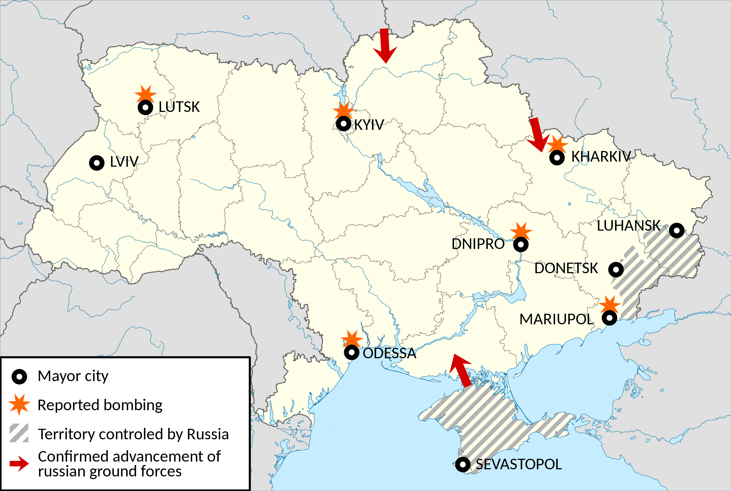 DAILY DOSE: The battle for Ukraine begins; Largest bacterium identified and can be seen with the naked eye.