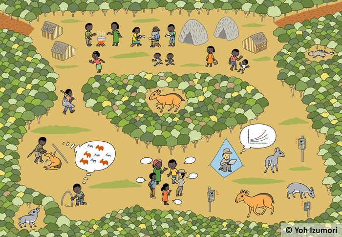 Cameras candidly capture bushmeat mammals to avert crisis