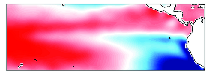 Earth-sun distance dramatically alters seasons in the equatorial Pacific in a 22,000-year cycle.