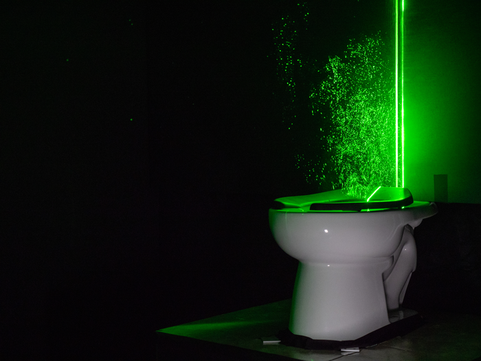 CU scientists shine a light on what comes up when you flush