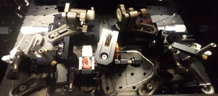 Researchers succeeded in developing a light source that produced two entangled light beams