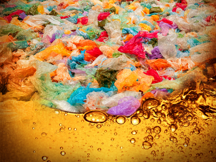 Plastic upcycling to close the carbon cycle