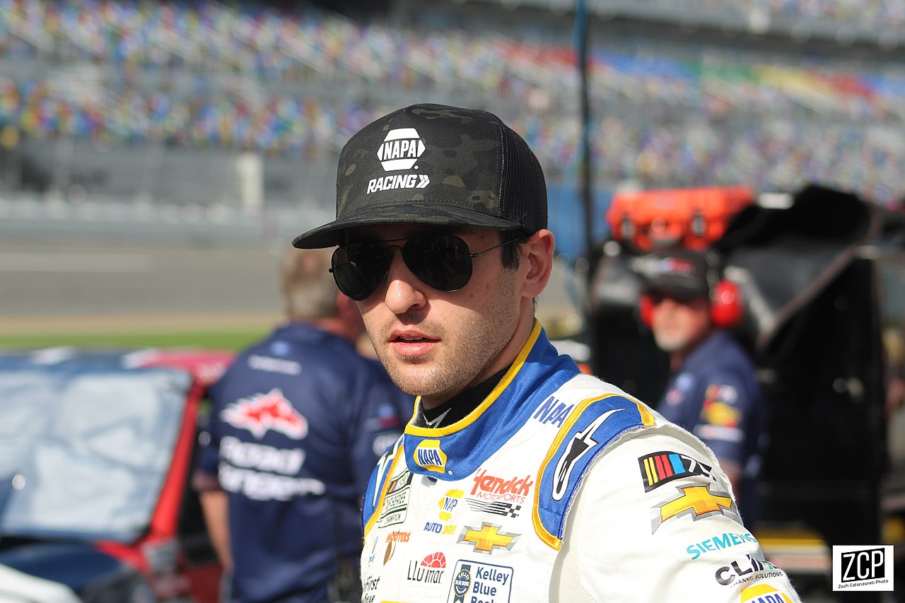 SPORTS: NASCAR driver Chase Elliott out after fracturing tibia.