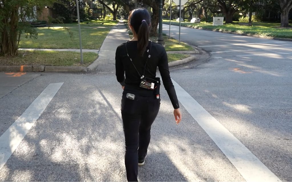 A lightweight wearable device helps users navigate with a tap on the wrist