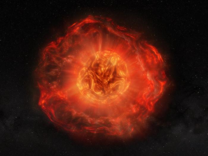 Extreme weight loss: Star sheds unexpected amounts of mass just before going supernova