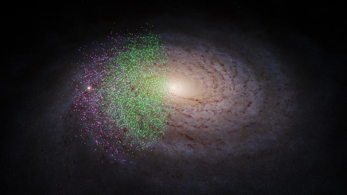 Researchers identify two of the Milky Way’s earliest building blocks.