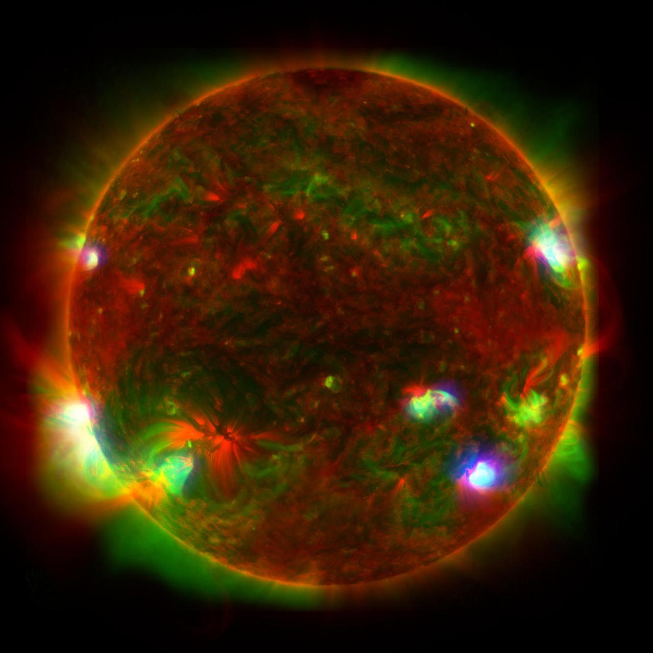 The Big Picture: Three-Telescope View of the Sun.