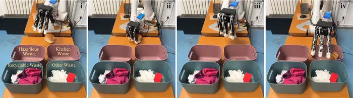 Trash-sorting robot mimics complex human sense of touch