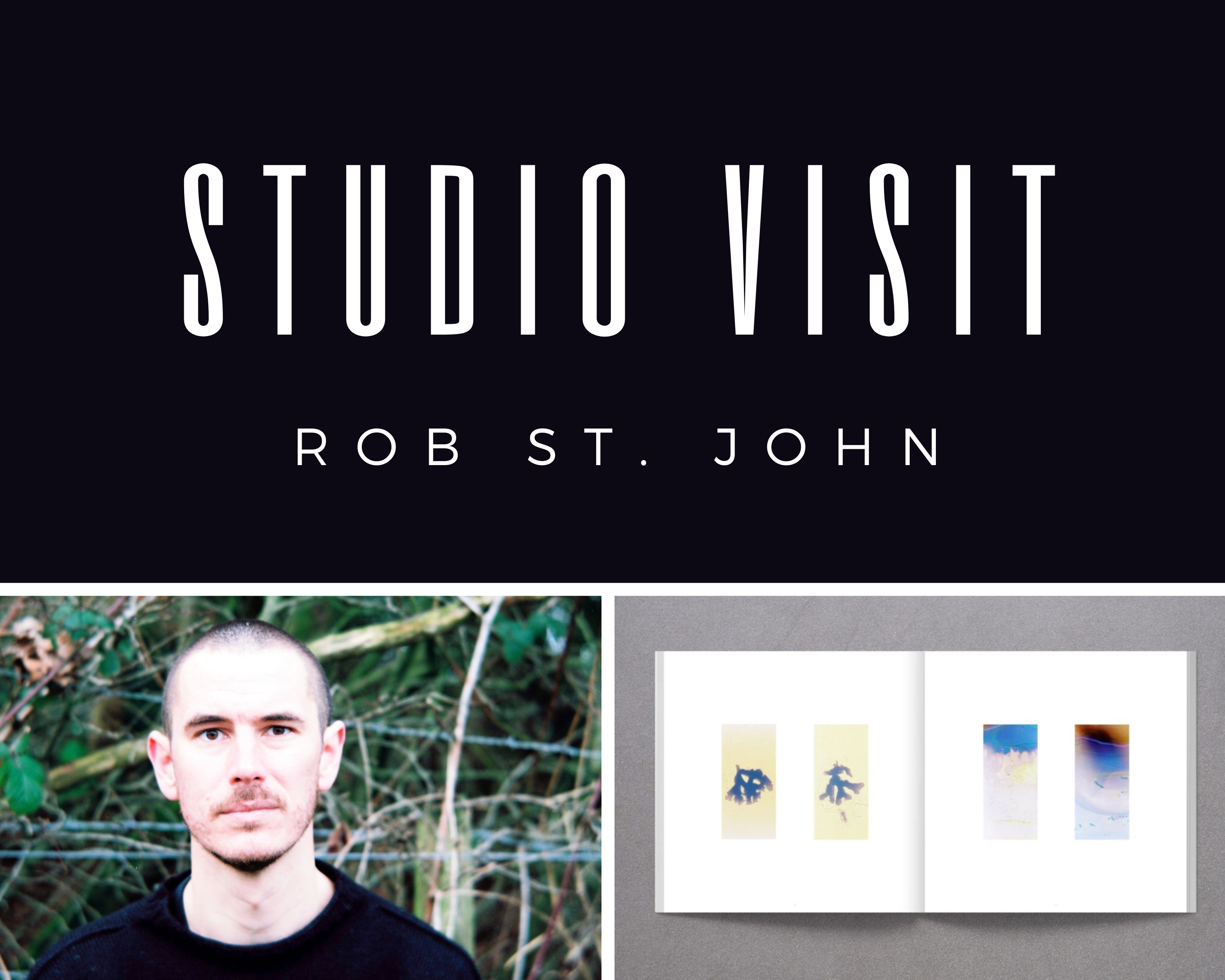 Studio Visit with Rob St. John: Rich Swirling Tapestries That Intertwine Sound And Vision.