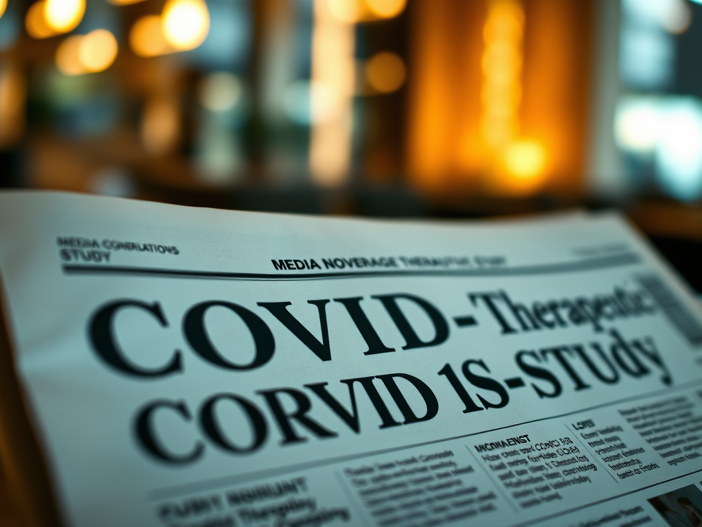 Analysis shows how unproven therapeutics were portrayed in the media during the early phase of COVID-19 pandemic