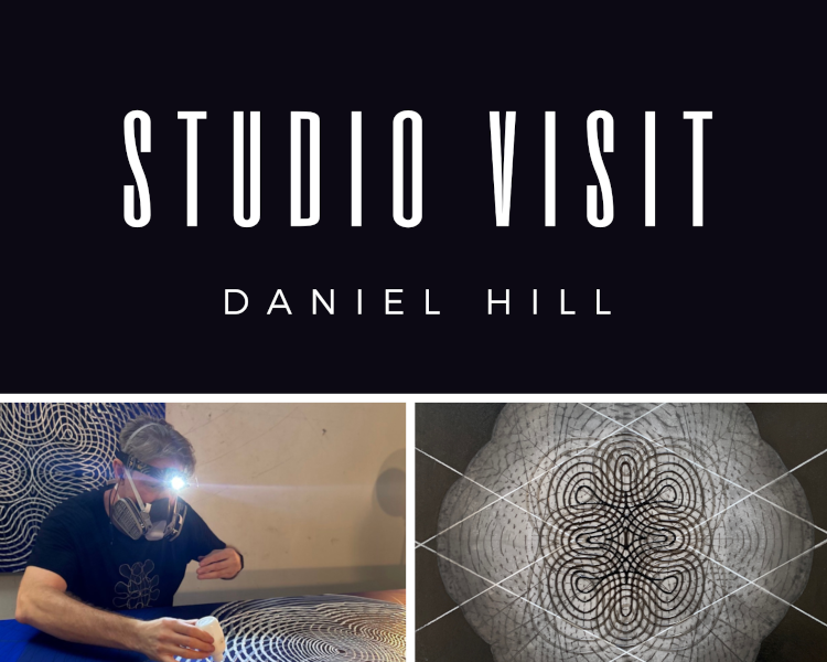 Studio Visit with Daniel Hill: Exploring the Sublime Through Patterns.