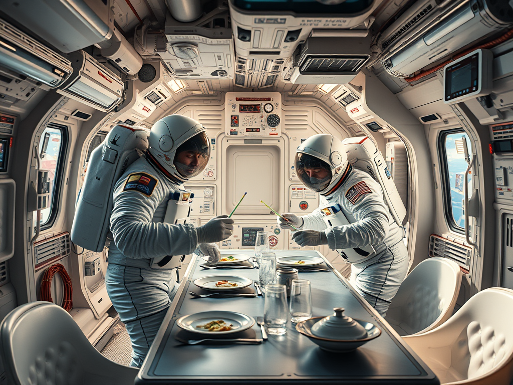 The International Space Station is overly sterile; making it “dirtier” could improve astronaut health