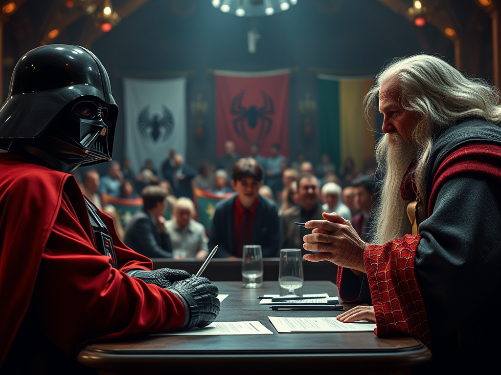 Who does Darth Vader vote for? Not the same party as Harry Potter