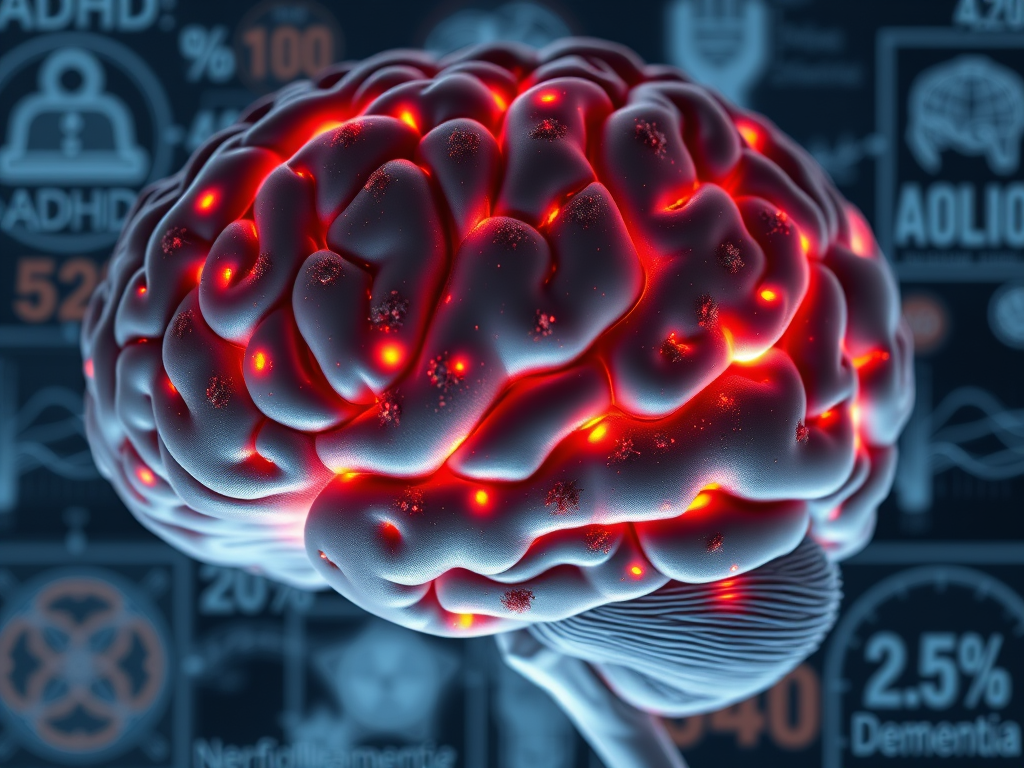 ADHD may be associated with an increased risk of dementia