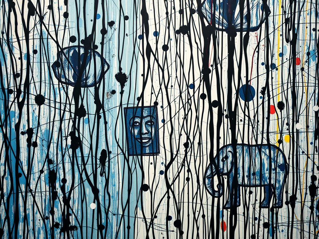 Hidden images in Jackson Pollock paintings diagnosed