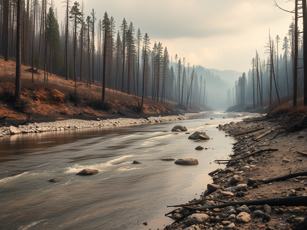 Wildfires threaten water quality for up to eight years after they burn