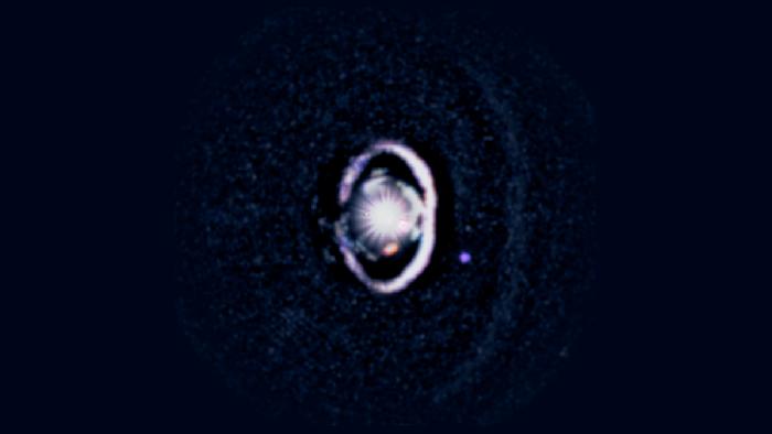 A growing baby planet photographed for first time in a ring of darkness