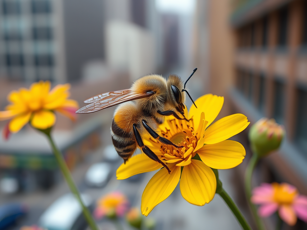 Urban wild bees act as โmicrobial sensorsโ of city health.