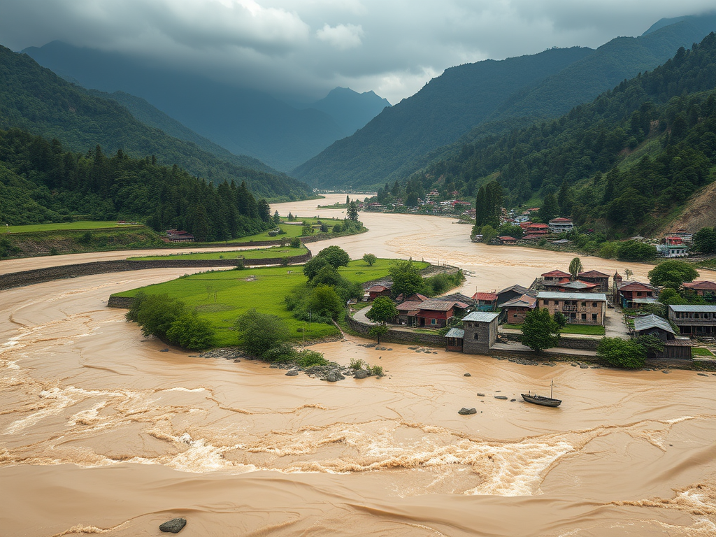 Greenhouse gases to intensify extreme flooding in the Central Himalayas