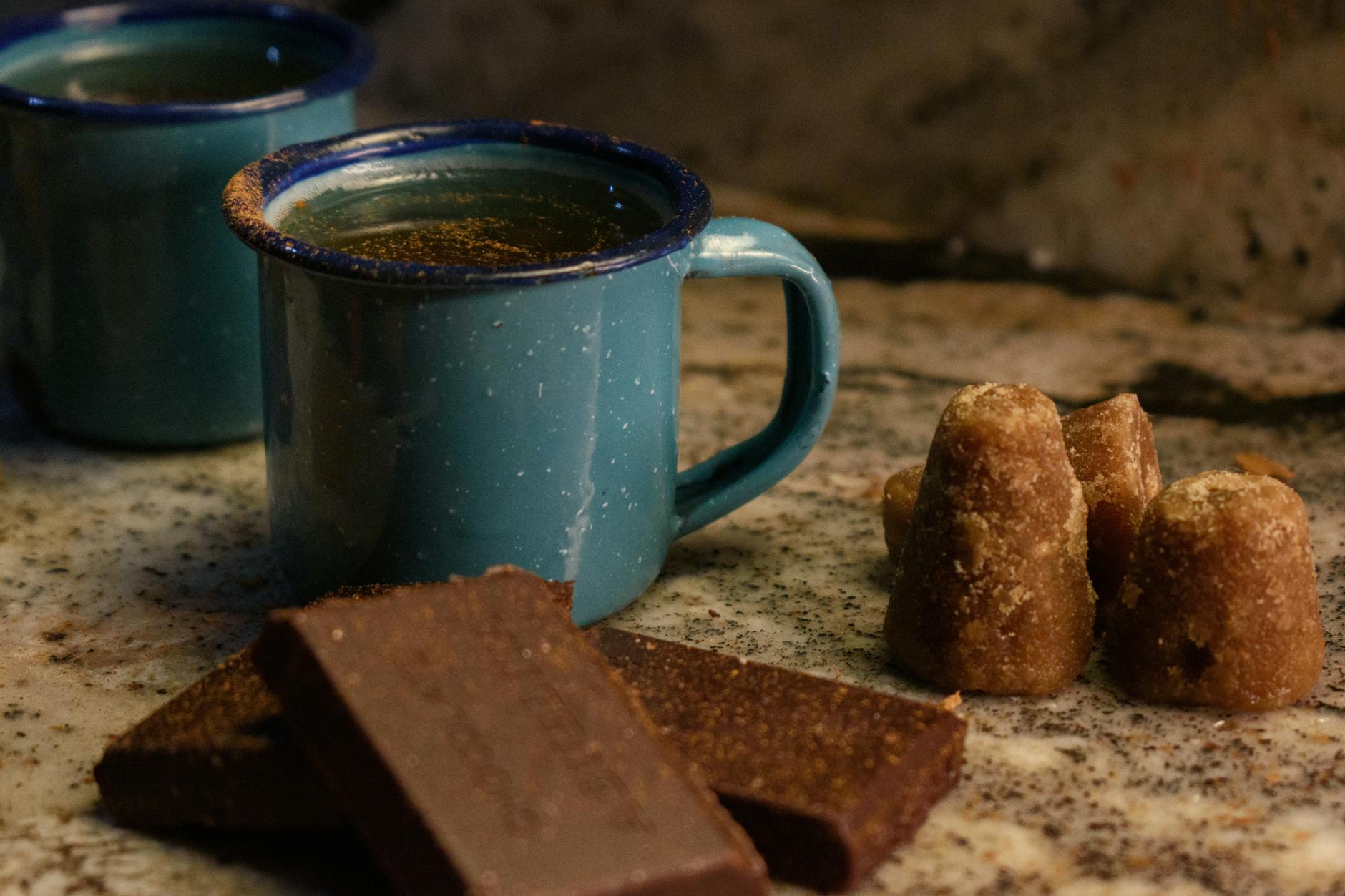 rustic hot chocolate with piloncillo