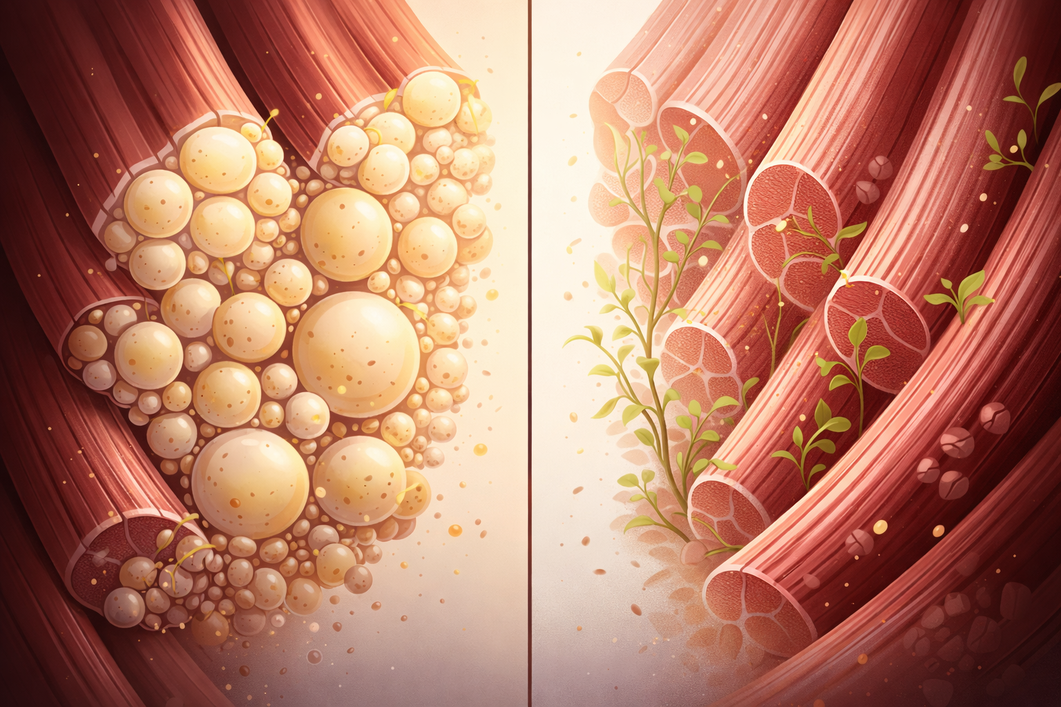 Muscle “marbling”: Good in steak, bad in our bodies