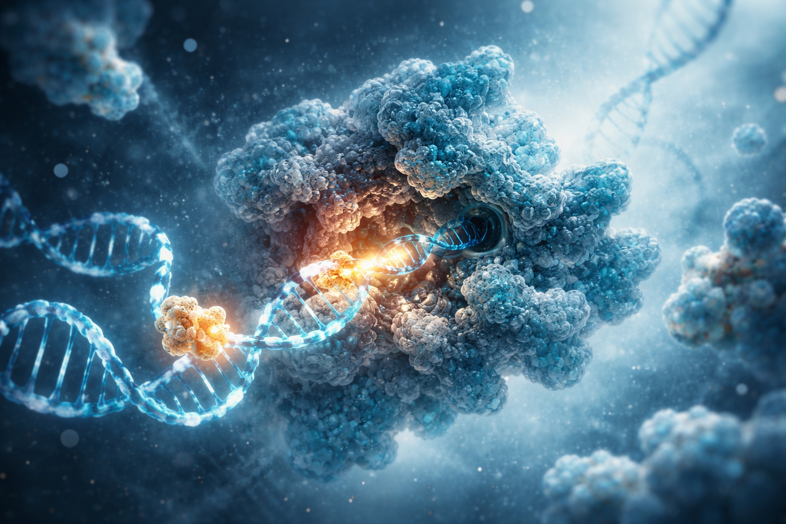 Reveals a previously unknown mechanism of genetic transcription