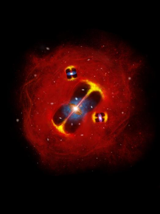 Earliest, hottest galaxy cluster gas on record could change our cosmological models