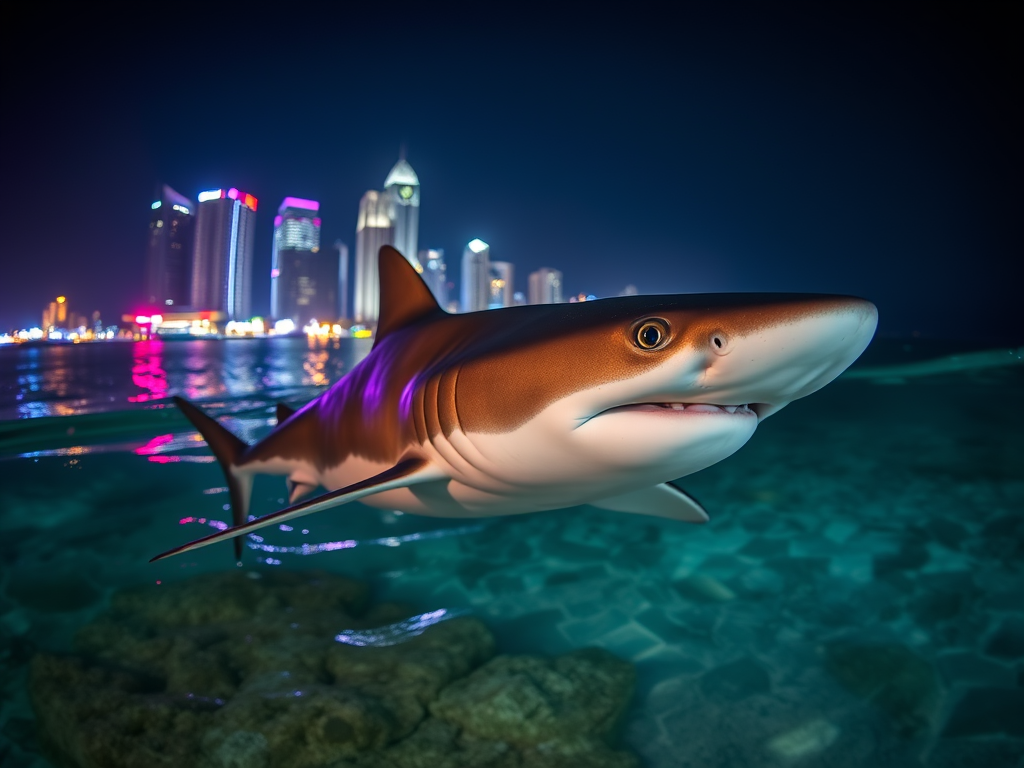 Urban light pollution alters nighttime hormones in sharks, study shows