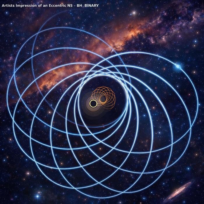 Oval orbit casts new light on black hole – neutron star mergers