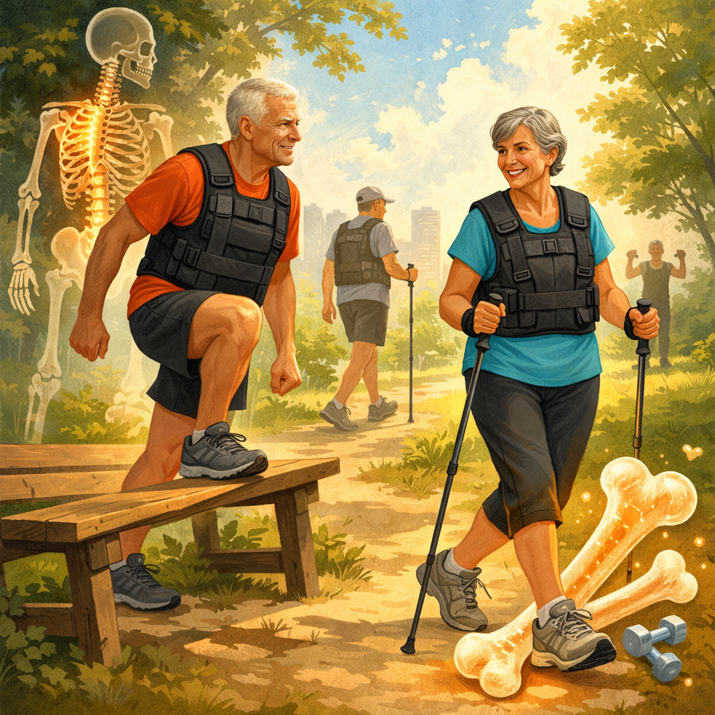 Wearing a weighted vest to strengthen bones? Make sure you’re moving