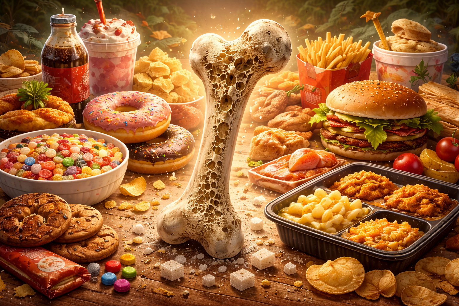 Eating more ultra-processed foods linked to poorer bone health, study finds