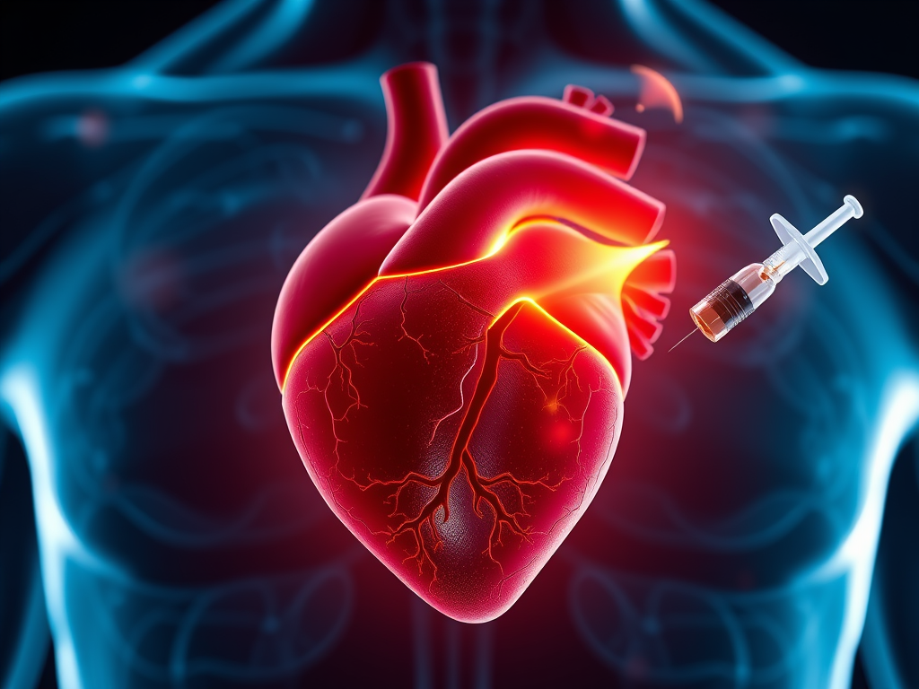 Revolutionary single shot helps with healing after a heart attack