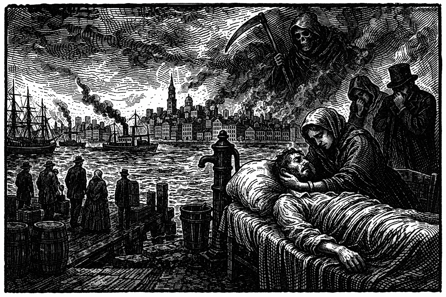 The Dying Days of Summer: The Cholera Epidemic of 1849 and Its Consequences for New York and Newtown.